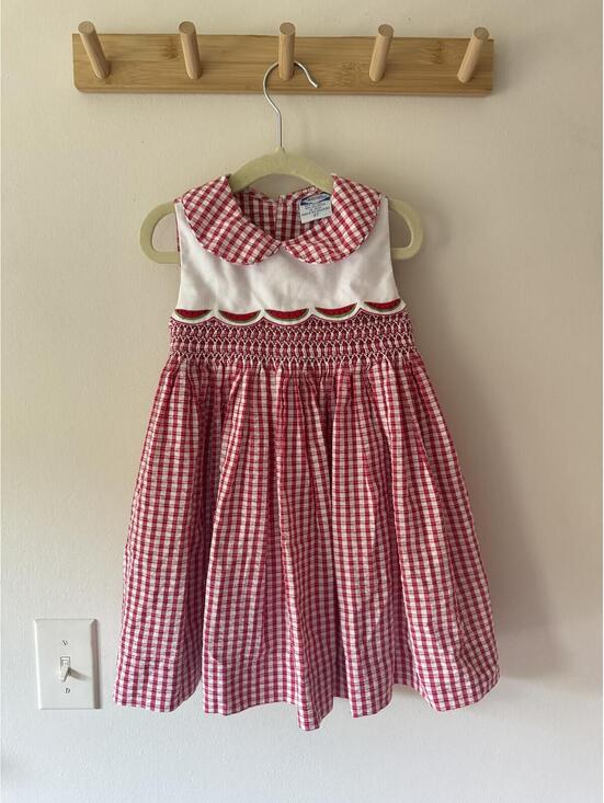 Other - The Carriage boutique gingham plaid watermelon dress